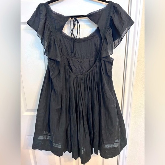 Free People, Hailey Mini Dress, Medium in Black - Picture 4 of 11